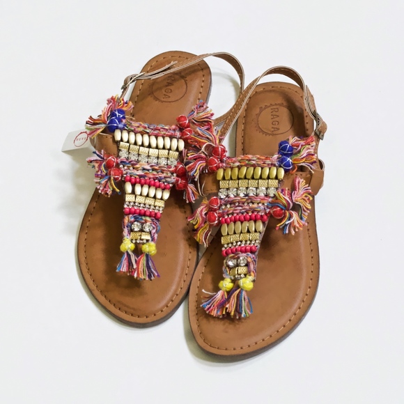 Free People Vegan Tulum Embellished Sandals 7/7.5 - Picture 5 of 7